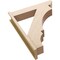 Ekena Millwork 7 1/2-in W x 34-in D x 42-in H Balboa Slat Rough Cedar Woodgrain TimberThane Outlooker, Primed Tan OUTUR075X34X42BOA24RCPR - alternate 5